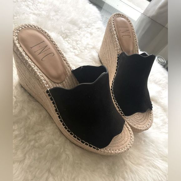 INC International Concepts Shoes - INC Womens Camile Suede Wedge